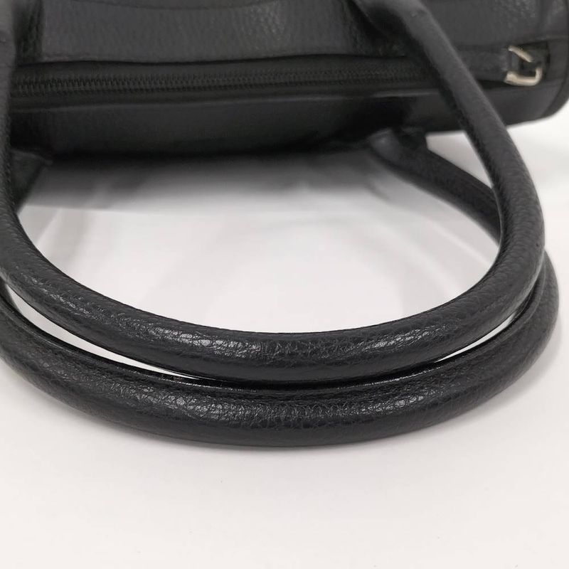 Gucci Tote Shoulder Bag GG Nylon Canvas Black