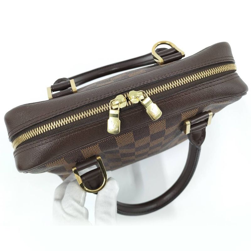 Louis Vuitton Brera Handbag Damier Ebene