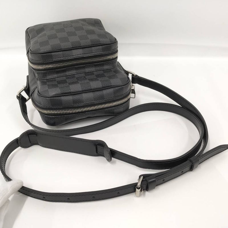 Louis Vuitton Rem Shoulder Bag Damier Graphite