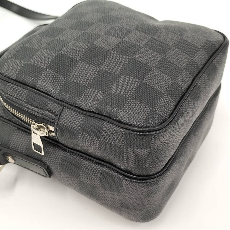 Louis Vuitton Rem Shoulder Bag Damier Graphite