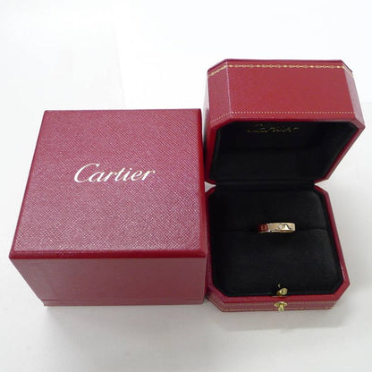 Cartier Love Ring 18k Pink Gold Diamond 60