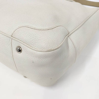 Prada 2-Way Tote Leather White