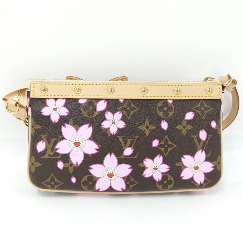 Louis Vuitton Pochette Accessoire Handbag Takashi Murakami Collaboration
