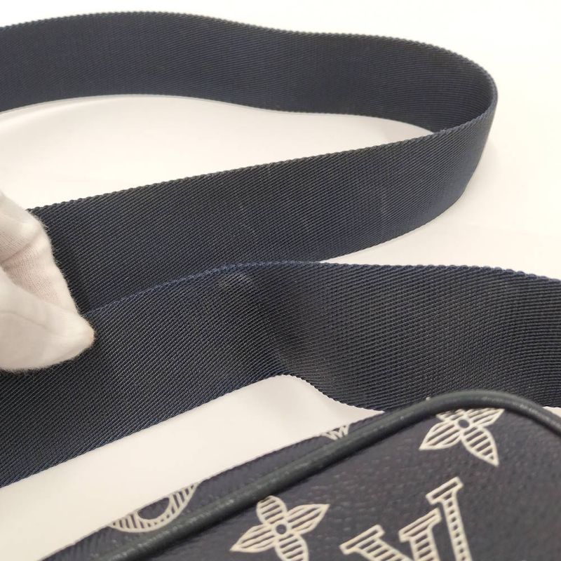 Louis Vuitton Danube PM Shoulder Bag Upside Down Monogram Ink Navy