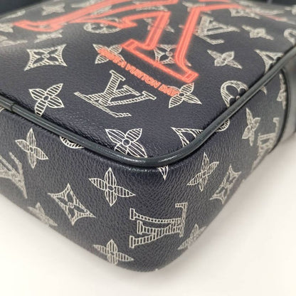 Louis Vuitton Danube PM Shoulder Bag Upside Down Monogram Ink Navy