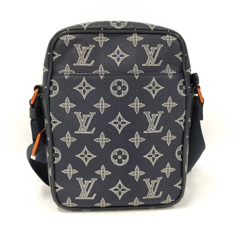 Louis Vuitton Danube PM Shoulder Bag Upside Down Monogram Ink Navy