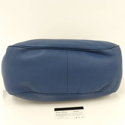 Prada Shoulder Bag Vitello Daino Leather Blue