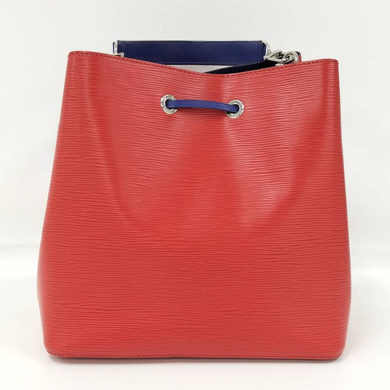 Louis Vuitton Neo Noe 2-Way Bag Epi Bicolor Coquelicot Blue