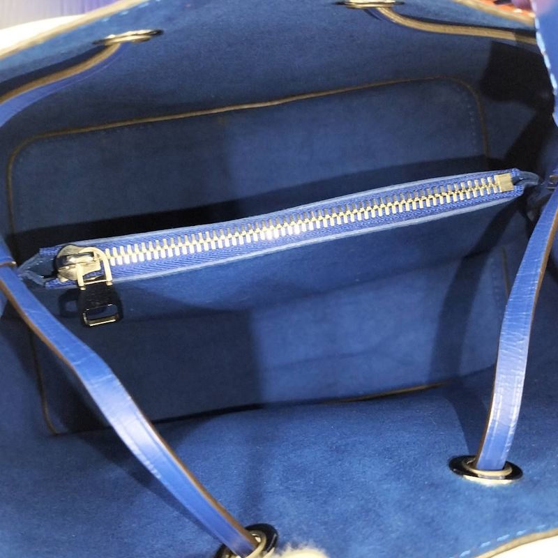 Louis Vuitton Neo Noe 2-Way Bag Epi Bicolor Coquelicot Blue