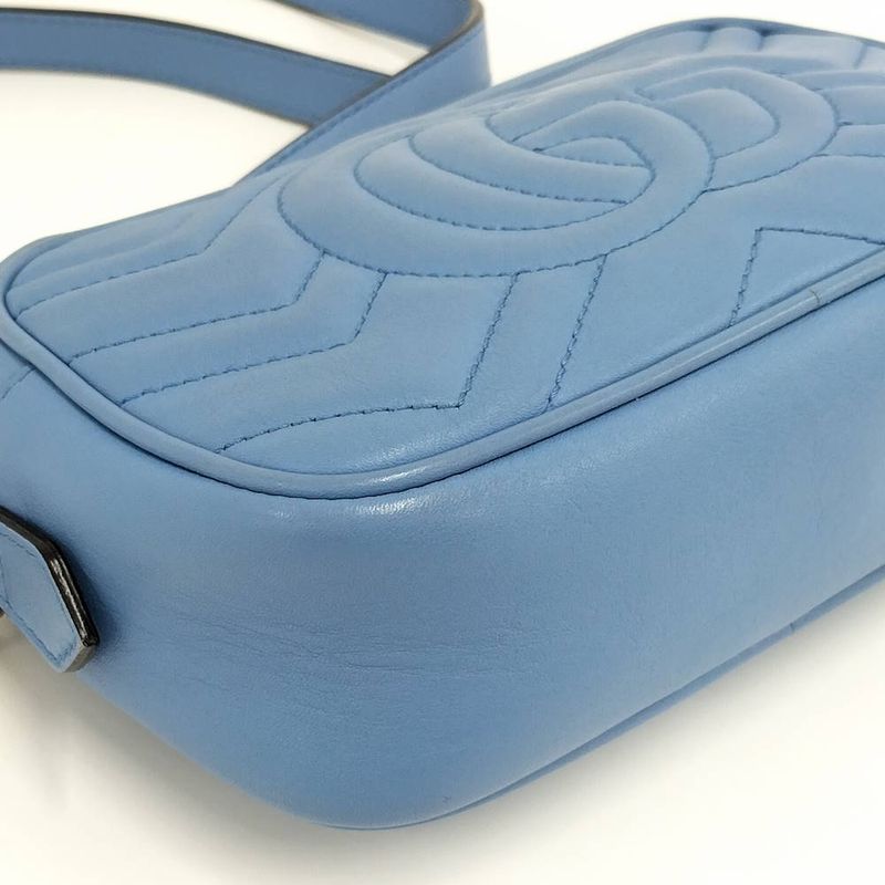 Gucci GG Marmont Shoulder Bag Blue