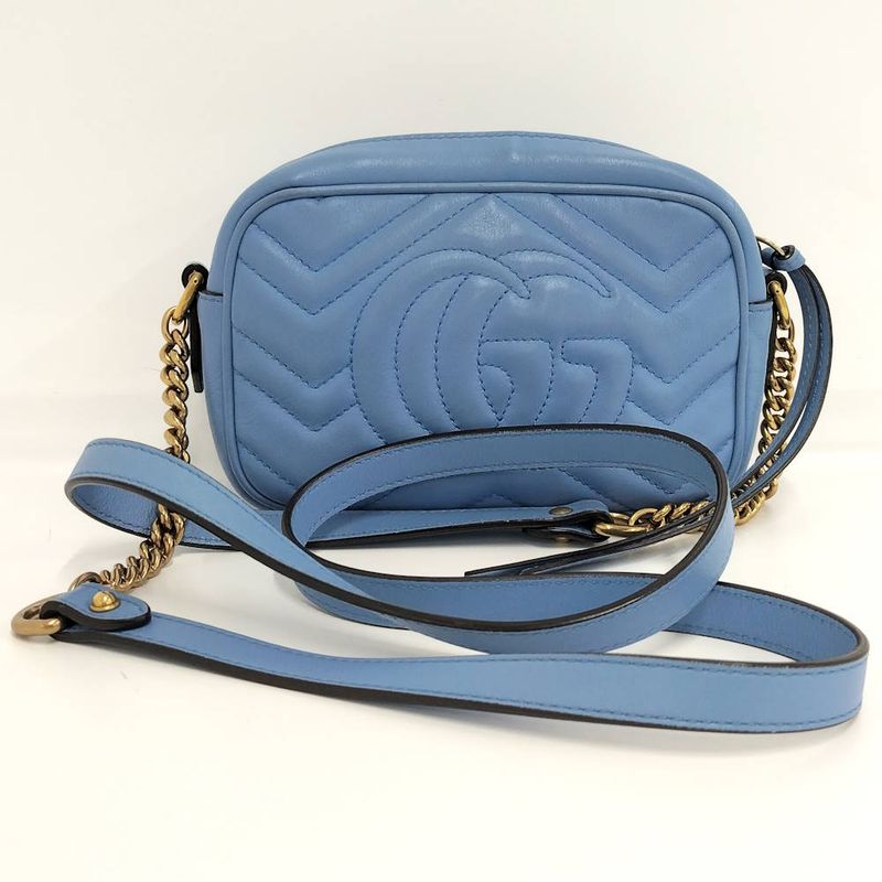 Gucci GG Marmont Shoulder Bag Blue