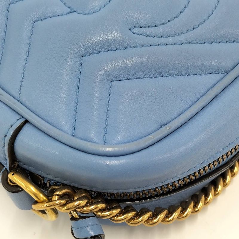 Gucci GG Marmont Shoulder Bag Blue