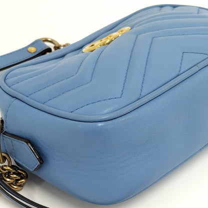 Gucci GG Marmont Shoulder Bag Blue