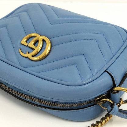 Gucci GG Marmont Shoulder Bag Blue