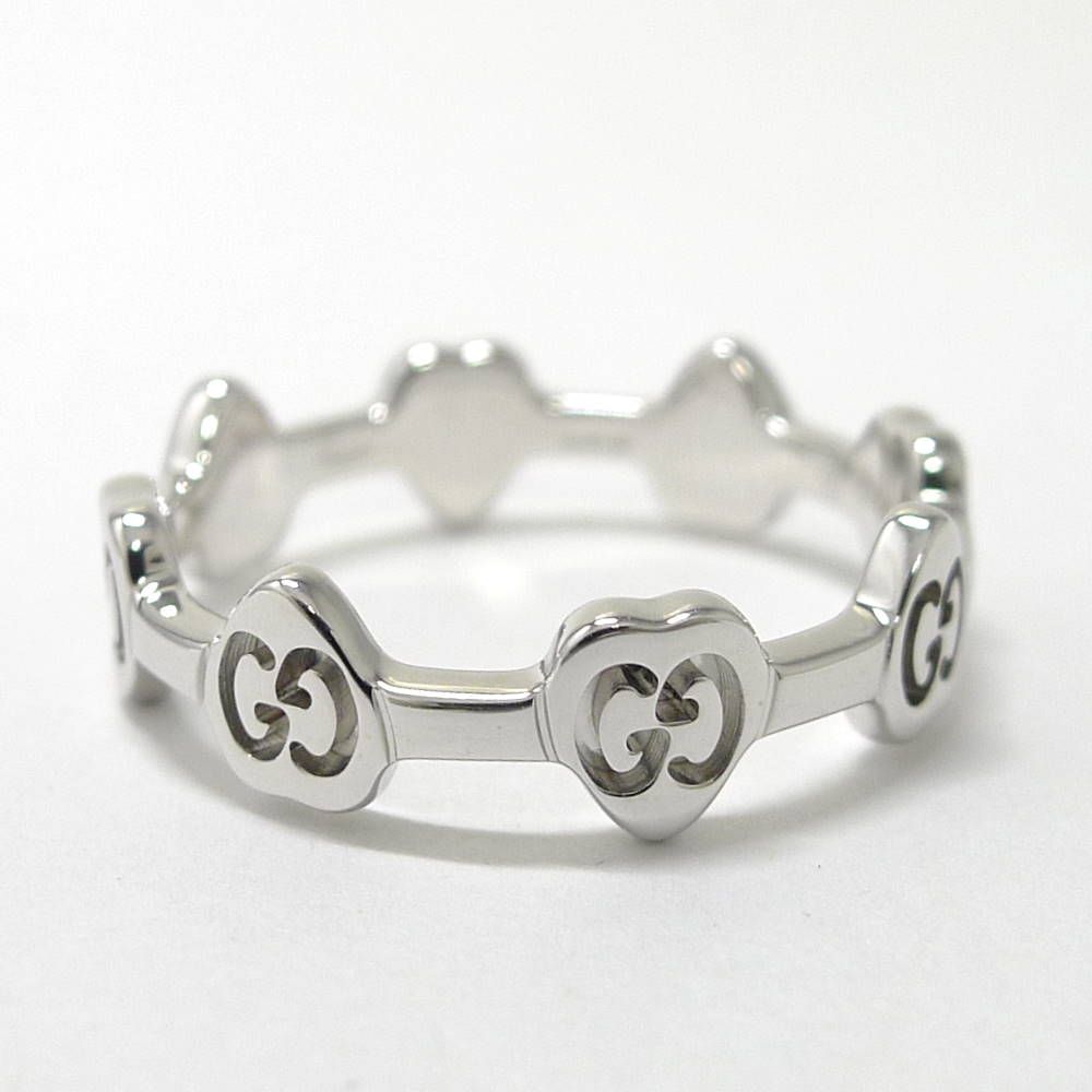 Gucci Ring Icon Heart 18k White Gold