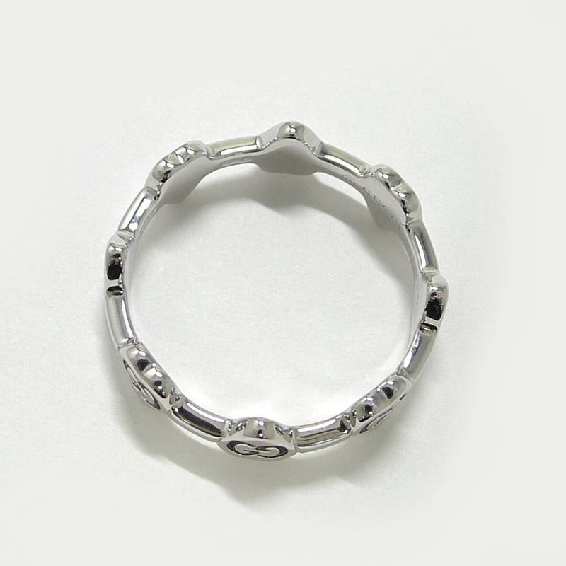 Gucci Ring Icon Heart 18k White Gold