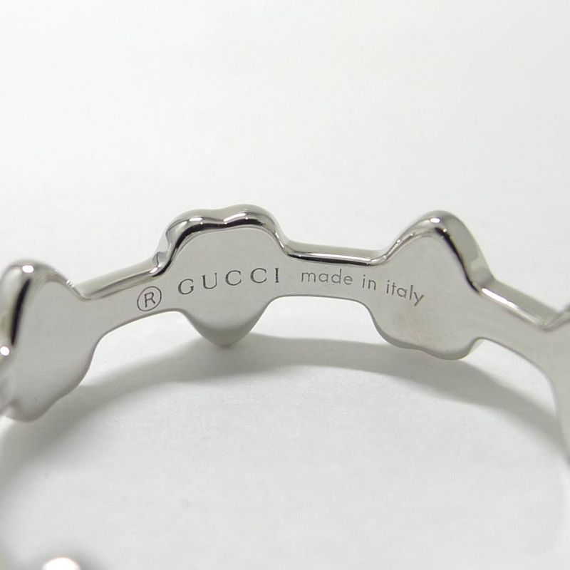 Gucci Ring Icon Heart 18k White Gold