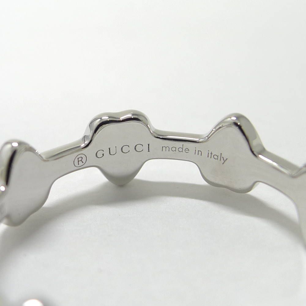 Gucci Ring Icon Heart 18k White Gold