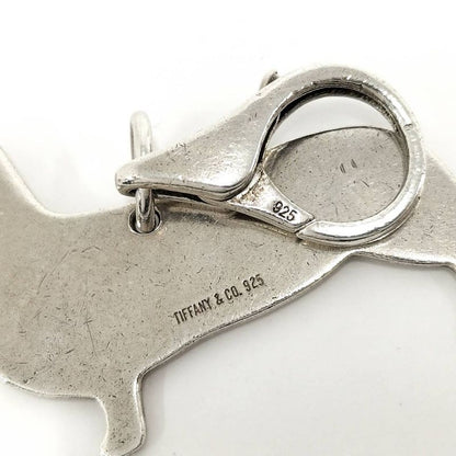 Tiffany & Co Charm Dachshund Dog Keychain