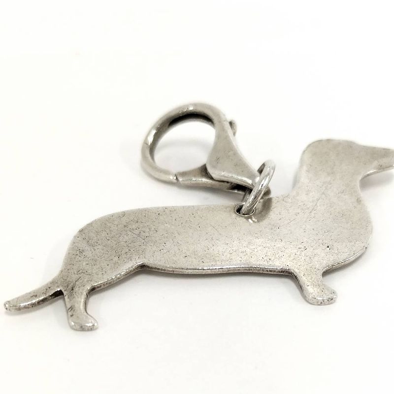 Tiffany & Co Charm Dachshund Dog Keychain