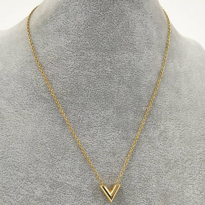 Louis Vuitton Essential Necklace Plated Gold