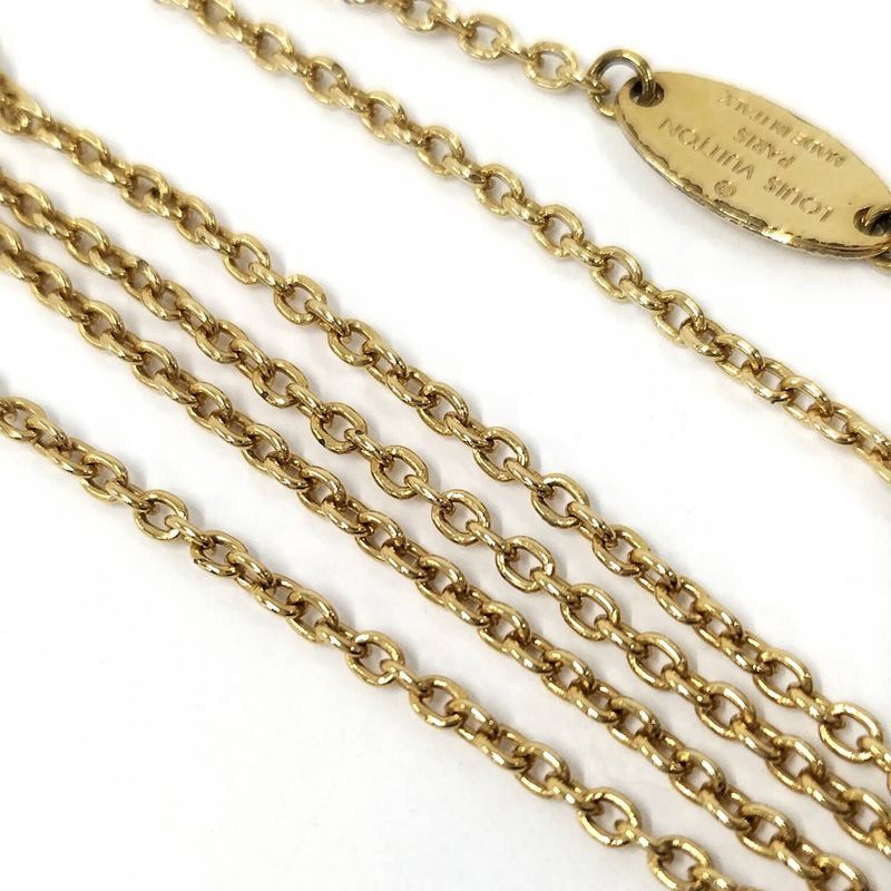 Louis Vuitton Essential Necklace Plated Gold