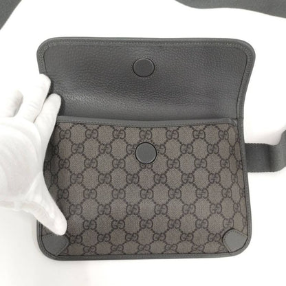 Gucci Belt Bag Ophidia GG Leather Gray