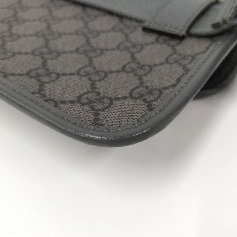 Gucci Belt Bag Ophidia GG Leather Gray