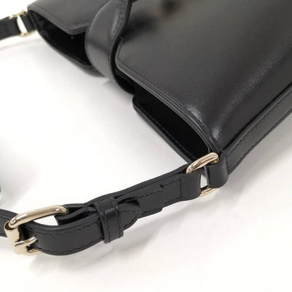 Gucci Bucket Shoulder Bag Leather Black