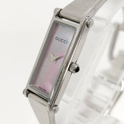 Gucci Bangle Watch Pink Shell Dial