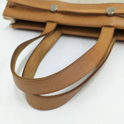 Hermes Herbag GM Tote Toile Ash