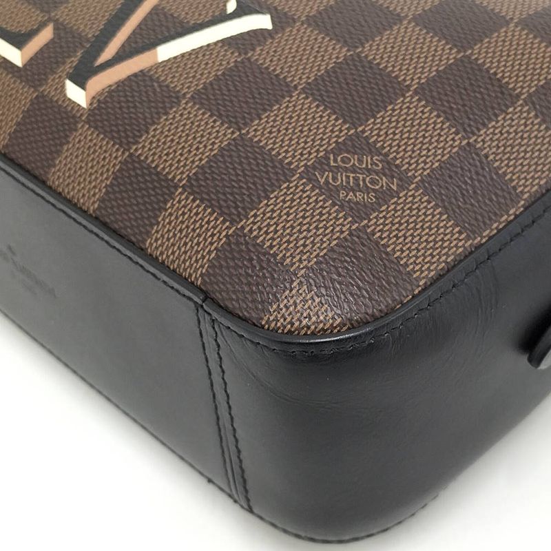 Louis Vuitton Santa Monica Shoulder Bag Damier Ebene