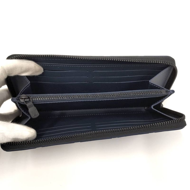 Louis Vuitton Zippy Wallet Horizontal Zip Around Monogram Shadow