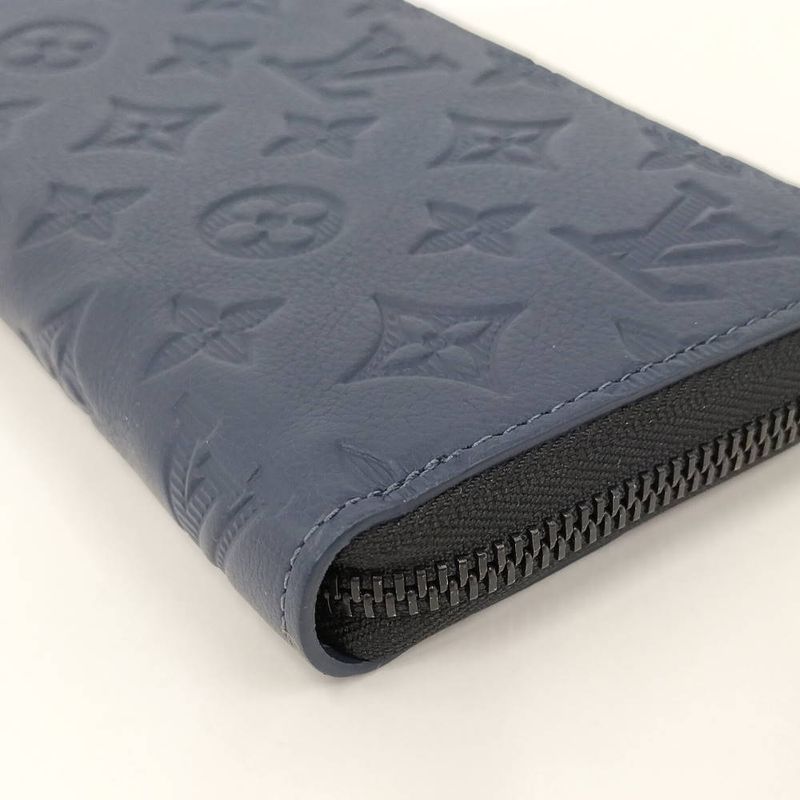 Louis Vuitton Zippy Wallet Horizontal Zip Around Monogram Shadow