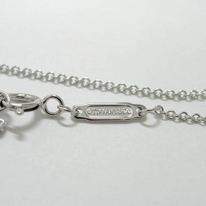 Tiffany & Co T Smile Necklace 18k White Gold