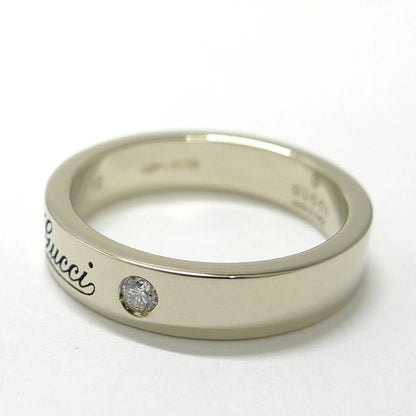 Gucci Icon Print Diamond Ring 18k White Gold List