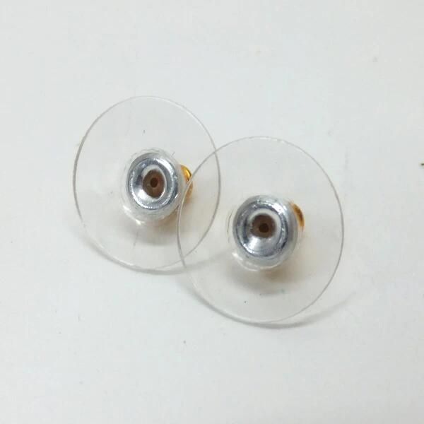 Chanel Swing Earrings Metal Costume Pearl Champagne Gold White CC