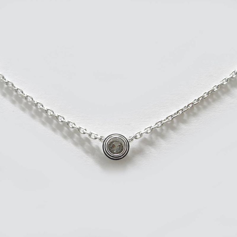 Cartier d'Amour Necklace 18k White Gold Diamond