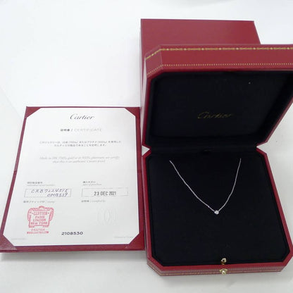 Cartier d'Amour Necklace 18k White Gold Diamond