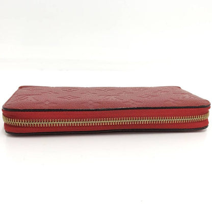 Louis Vuitton Zip Around Wallet Zippy Monogram Empreinte Scarlet Red