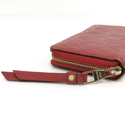 Louis Vuitton Zip Around Wallet Zippy Monogram Empreinte Scarlet Red