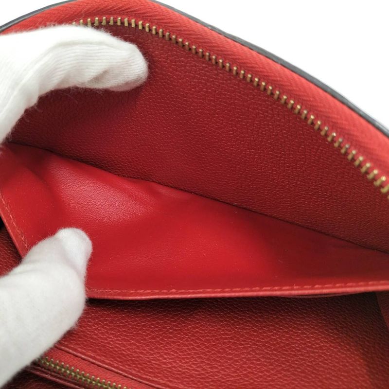 Louis Vuitton Zip Around Wallet Zippy Monogram Empreinte Scarlet Red