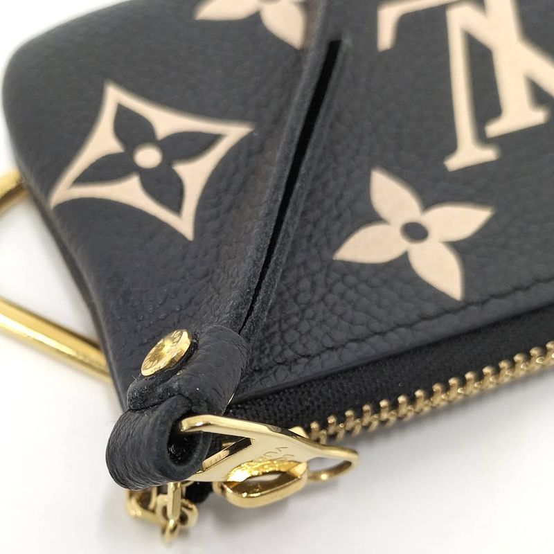 Louis Vuitton Card Key Case Pochette Cles Monogram Empreinte Bicolor Key Holder