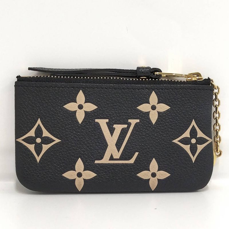 Louis Vuitton Card Key Case Pochette Cles Monogram Empreinte Bicolor Key Holder