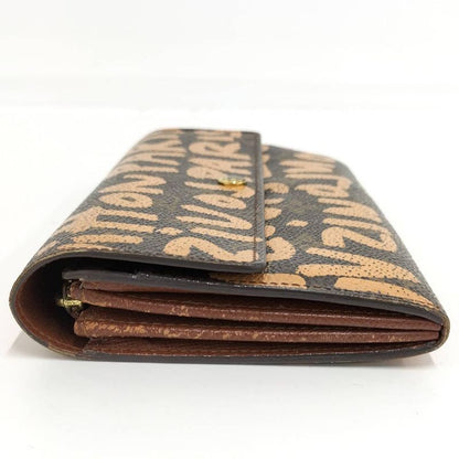 Louis Vuitton Bifold Wallet Porte-Monnaie Cles Monogram Graffiti