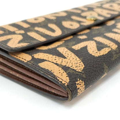 Louis Vuitton Bifold Wallet Porte-Monnaie Cles Monogram Graffiti