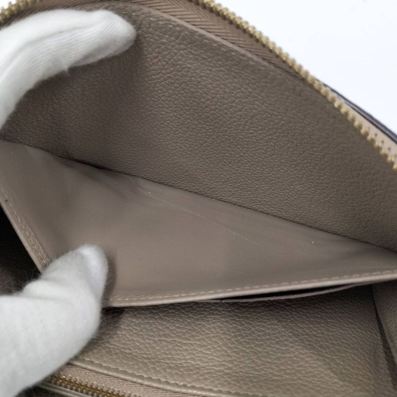 Louis Vuitton Zippy Wallet Zip Around Tourtore Monogram Empreinte