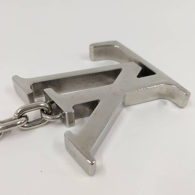 Louis Vuitton Porte Cles LV Initial Key Holder Plated Silver