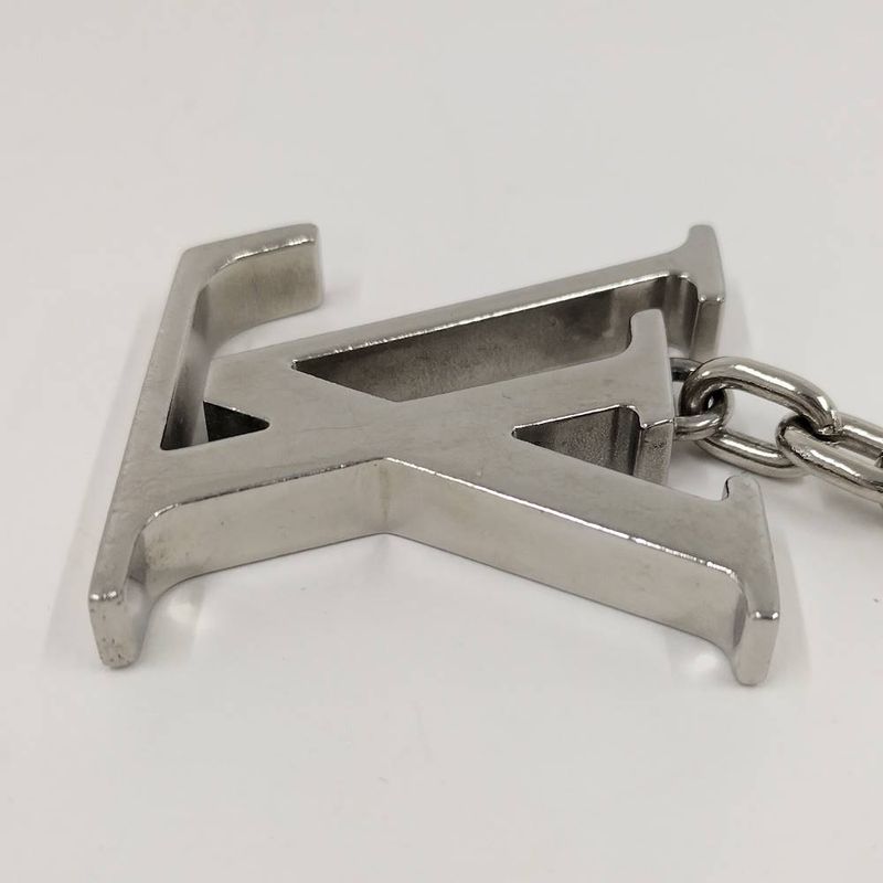Louis Vuitton Porte Cles LV Initial Key Holder Plated Silver