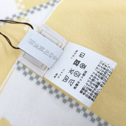 Hermes Knit Plaid Animo Natte Yellow Sweater